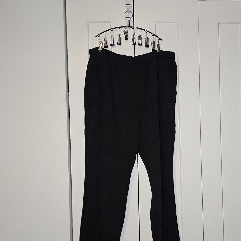 Essentials Women's Basic Black Dress Pants